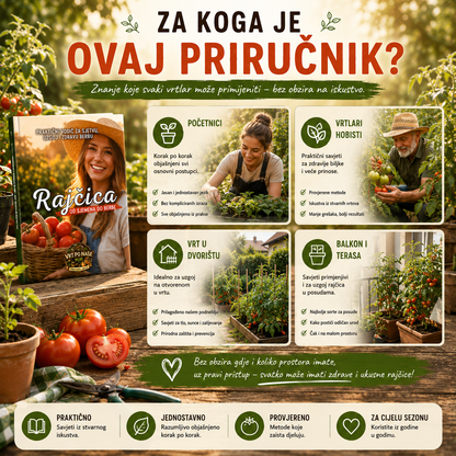Rajčica: Tajne uzgoja hrpe rajčica na jednom mjestu (Digitalna Hrvatska knjiga)