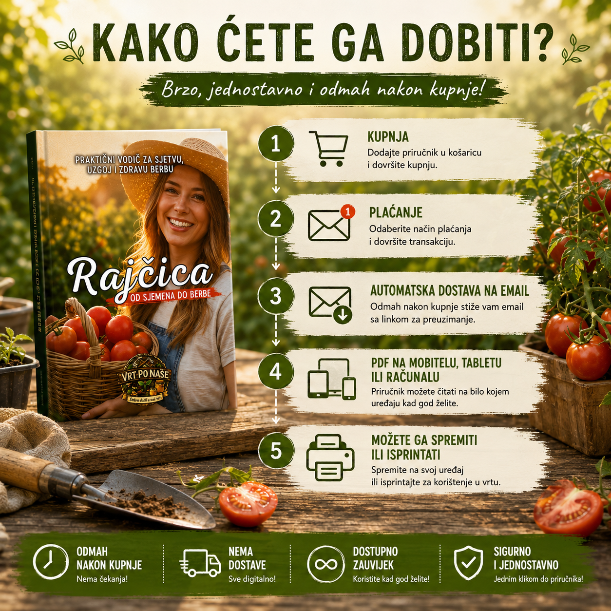 Rajčica: Tajne uzgoja hrpe rajčica na jednom mjestu (Digitalna Hrvatska knjiga)