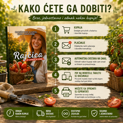 Rajčica: Tajne uzgoja hrpe rajčica na jednom mjestu (Digitalna Hrvatska knjiga)