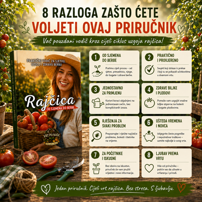 Rajčica: Tajne uzgoja hrpe rajčica na jednom mjestu (Digitalna Hrvatska knjiga)