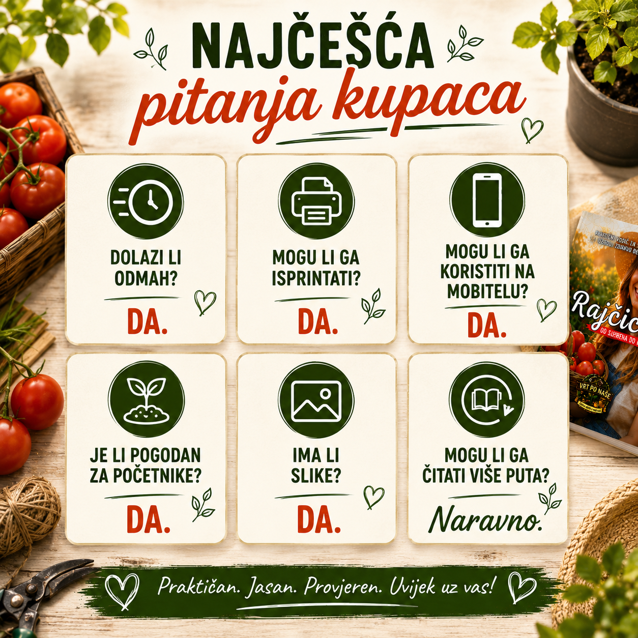 Rajčica: Tajne uzgoja hrpe rajčica na jednom mjestu (Digitalna Hrvatska knjiga)