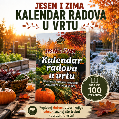 KALENDAR RADOVA U VRTU: JESEN I ZIMA